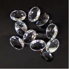 Clear Crystal Oval Sign Jewels 14x10