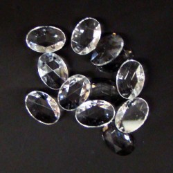Clear Crystal Oval Sign Jewels 14x10 Clear Crystal Oval Sign Jewels 14x10