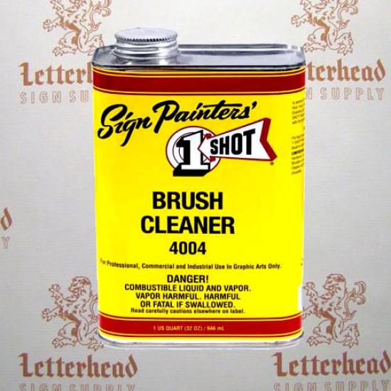 1 shot brush cleaner 4004 quart