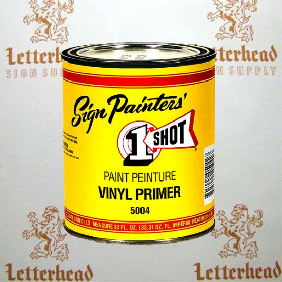 1 Shot Lettering Vinyl Primer 5004 - Quart