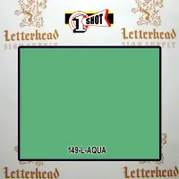 1 Shot Lettering Enamel Paint Aqua 149L - 1/2 Pint