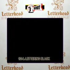 1 Shot Lettering Enamel Paint Black 199L-1/4 Pint