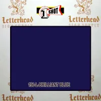 1 Shot Lettering Enamel Paint Brilliant Blue 156L - 1/2 Pint