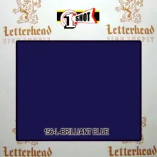 1 Shot Lettering Enamel Paint Brilliant Blue 156L - 1/2 Pint