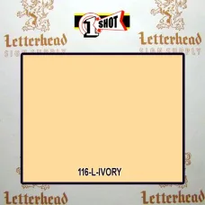 1 Shot Lettering Enamel Paint Ivory 116L - 1/4 Pint