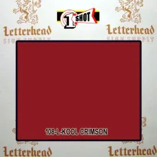 1 Shot Lettering Enamel Paint Kool Crimson 106L - 1/4 Pint