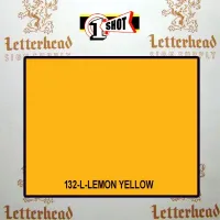 1 Shot Lettering Enamel Paint Lemon Yellow 132L - 1/2 Pint