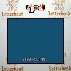 1 Shot Lettering Enamel Paint Light Blue 152L - 1/2 Pint 1 Shot Lettering Enamel Paint Light Blue 152L - 1/2 Pint