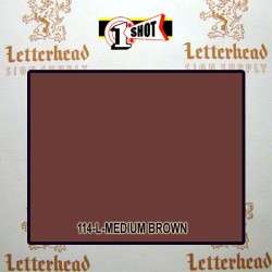 1 Shot Lettering Enamel Paint Medium Brown 114L - 1/2 Pint 1 Shot Lettering Enamel Paint Medium Brown 114L - 1/2 Pint
