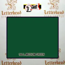 1 Shot Lettering Enamel Paint Medium Green 144L - 1/2 Pint