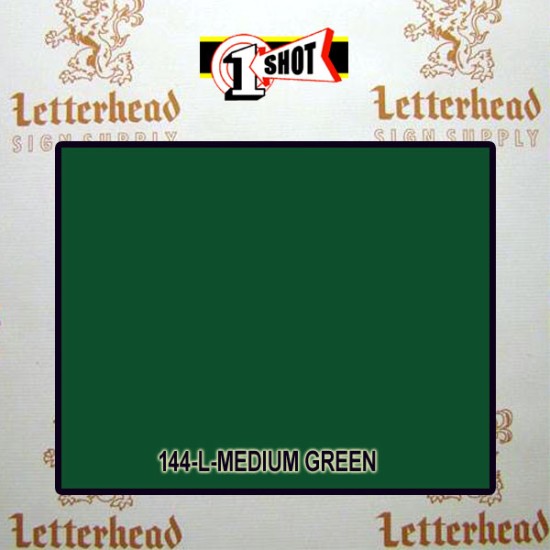 1 Shot Lettering Enamel Paint Medium Green 144L - Pint