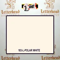 1 Shot Lettering Enamel Paint Polar White 103L - 1/4 Pint