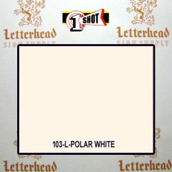 1 Shot Lettering Enamel Paint Polar White 103L - 1/2 Pint 1 Shot Lettering Enamel Paint Polar White 103L - 1/2 Pint