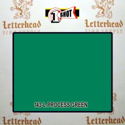 1 Shot Lettering Enamel Paint Process Green 143L - 1/2 Pint 1 Shot Lettering Enamel Paint Process Green 143L - 1/2 Pint