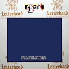 1 Shot Lettering Enamel Paint Reflex Blue 155L - 1/2 Pint