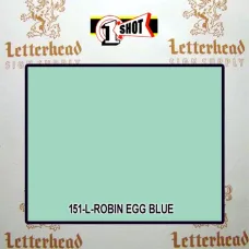 1 Shot Lettering Enamel Paint Robin Egg Blue 151L - 1/2 Pint