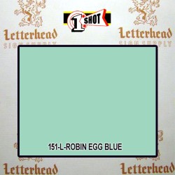 1 Shot Lettering Enamel Paint Robin Egg Blue 151L - 1/2 Pint 1 Shot Lettering Enamel Paint Robin Egg Blue 151L - 1/2 Pint