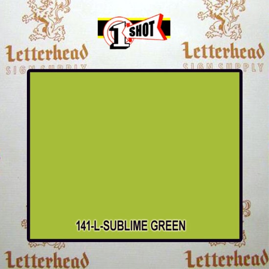 1 Shot Lettering Enamel Paint Sublime Green 141L - 1/2 Pint