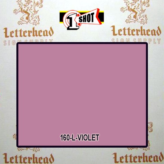1 Shot Lettering Enamel Paint Violet 160L - Quart