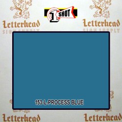 1 Shot Lettering Enamel Paint Process Blue 153L - 1/2 Pint 1 Shot Lettering Enamel Paint Process Blue 153L - 1/2 Pint