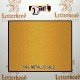 1 Shot Lettering Enamel Paint Metallic Gold 109L - Quart