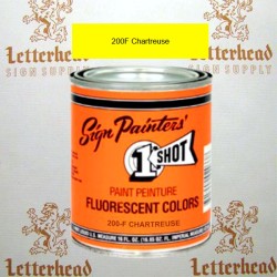 1 Shot Lettering Enamel Paint Chartreuse 200F - Quart 1 Shot Lettering Enamel Paint Chartreuse 200F - Quart