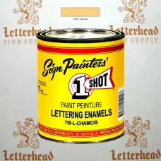 1 Shot Lettering Enamel Paint Chamois 118L - Quart