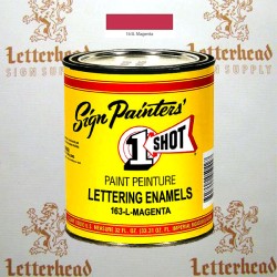 1 Shot Lettering Enamel Paint Magenta 163L - Quart 1 Shot Lettering Enamel Paint Magenta 163L - Quart