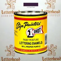 1 Shot Lettering Enamel Paint Proper Purple 161L - Quart