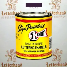 1 Shot Lettering Enamel Paint Proper Purple 161L - Quart