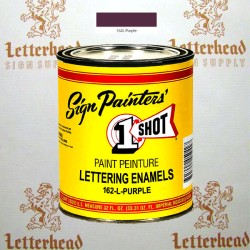 1 Shot Lettering Enamel Paint Purple 162L - Quart 1 Shot Lettering Enamel Paint Purple 162L - Quart