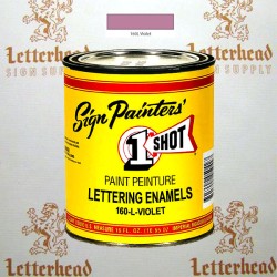 1 Shot Lettering Enamel Paint Violet 160L - 1/4 Pint 1 Shot Lettering Enamel Paint Violet 160L - 1/4 Pint