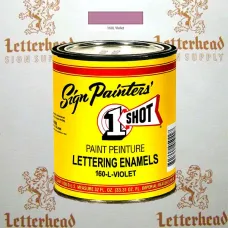 1 Shot Lettering Enamel Paint Violet 160L - Quart