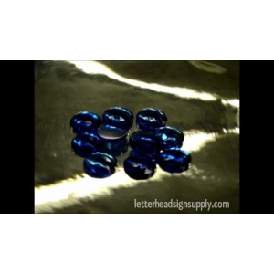 20mm Blue Crystal Jewels for Reverse Glass Gilding