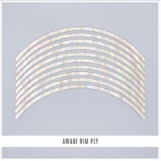 Abalam Curved Strips: Korean Awabi Rim Ply Abalam Curved Strips: Korean Awabi Rim Ply