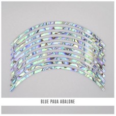 Abalam Curved Strips: Paua Abalone Blue Ply Abalam Curved Strips: Paua Abalone Blue Ply