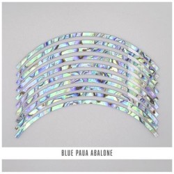 Abalam Curved Strips: Paua Abalone Blue Ply Abalam Curved Strips: Paua Abalone Blue Ply