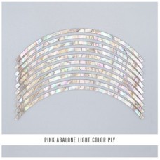 Abalam Curved Strips: Pink Abalone Light Ply Abalam Curved Strips: Pink Abalone Light Ply