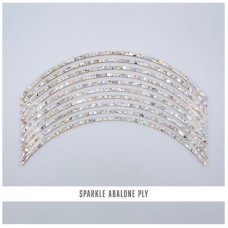 Abalam Curved Strips: Sparkle Abalone Ply Abalam Curved Strips: Sparkle Abalone Ply
