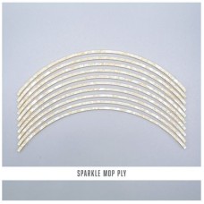 Abalam Curved Strips: Sparkle MOP Ply