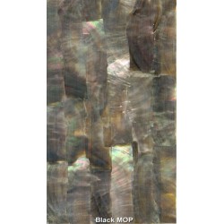 Abalam Laminated Sheet: Black MOP — Surface Inlay