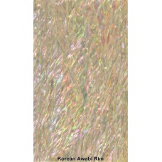 Abalam Laminated Sheet: Korean Awabi Rim — Surface Inlay Abalam Laminated Sheet: Korean Awabi Rim — Surface Inlay