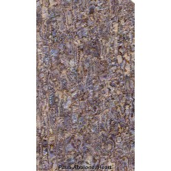 Abalam Laminated Sheet: Paua Abalone Heart — Surface Inlay Abalam Laminated Sheet: Paua Abalone Heart — Surface Inlay