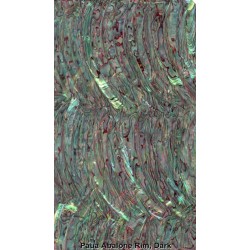 Abalam Laminated Sheet: Paua Abalone Rim Blue — Surface Inlay Abalam Laminated Sheet: Paua Abalone Rim Blue — Surface Inlay
