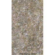 Abalam Laminated Sheet: Pink Abalone Heart — Surface Inlay
