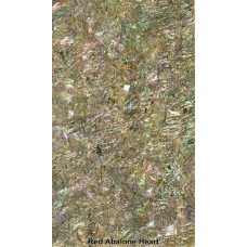 Abalam Laminated Sheet: Red Abalone Heart — Surface Inlay Abalam Laminated Sheet: Red Abalone Heart — Surface Inlay