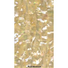 Abalam Laminated Sheet: Red Abalone — Surface Inlay