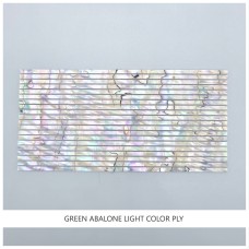 Abalam Straight Strips: Green Abalone Light Ply