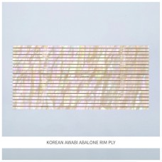 Abalam Straight Strips: Korean Awabi Rim Ply Abalam Straight Strips: Korean Awabi Rim Ply