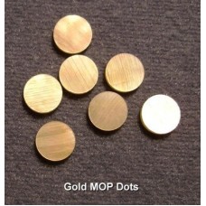 Inlay Dots .050": Gold Mother of Pearl Inlay Dots .050": Gold Mother of Pearl